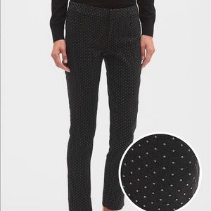 Sloan Arrow Jacquard Slim Ankle Pant